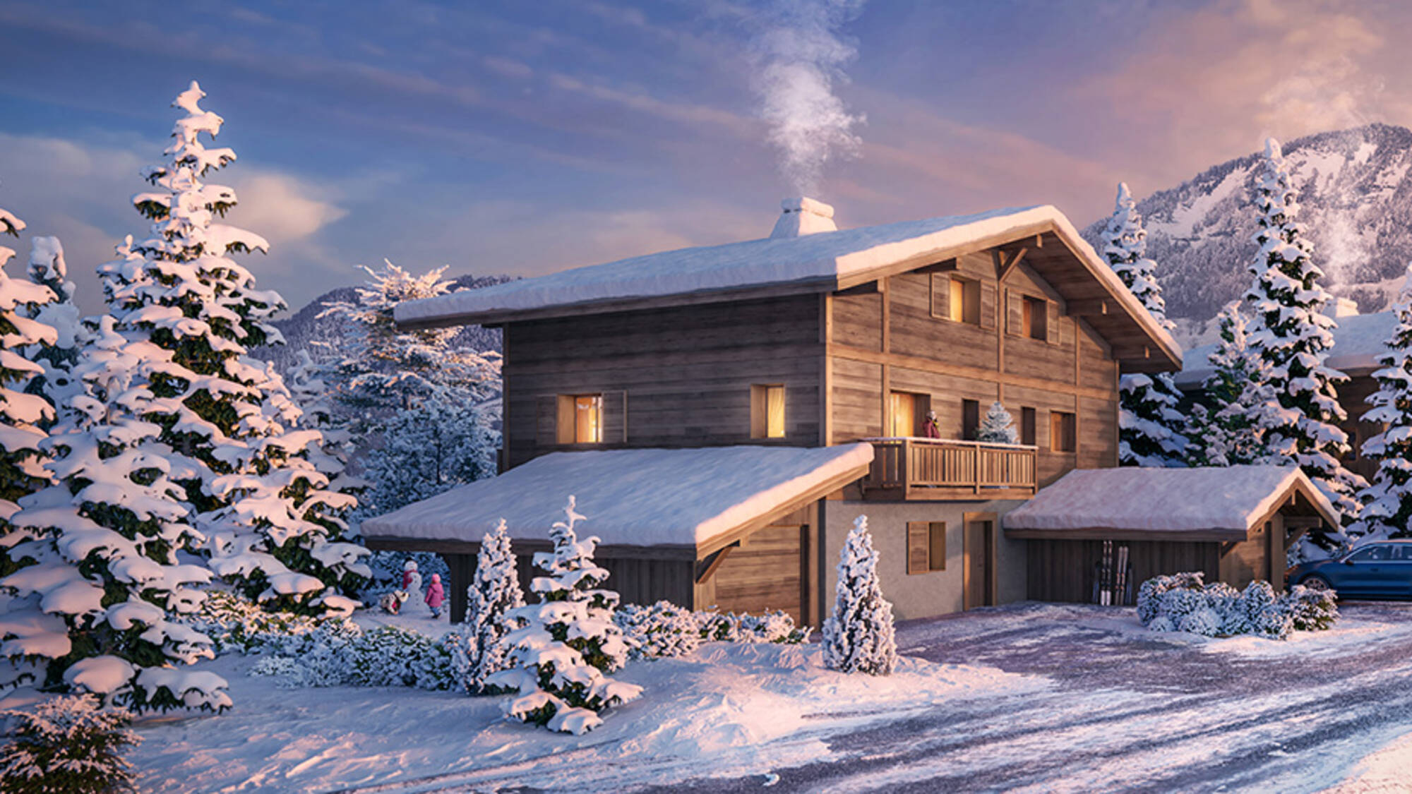 LES CHALETS DU LAC, PROGRAMME IMMOBILIER NEUF, MAISONS À PRAZ-SUR-ARLY à Praz-sur-Arly (74) | Maisons Alain Métral