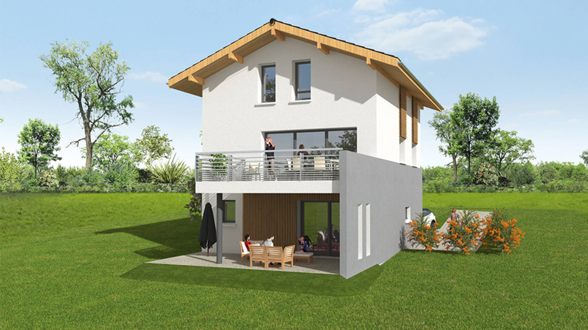 Maison neuve à Anthy-sur-Léman à Anthy-sur-Léman (74) | Maisons Alain Métral