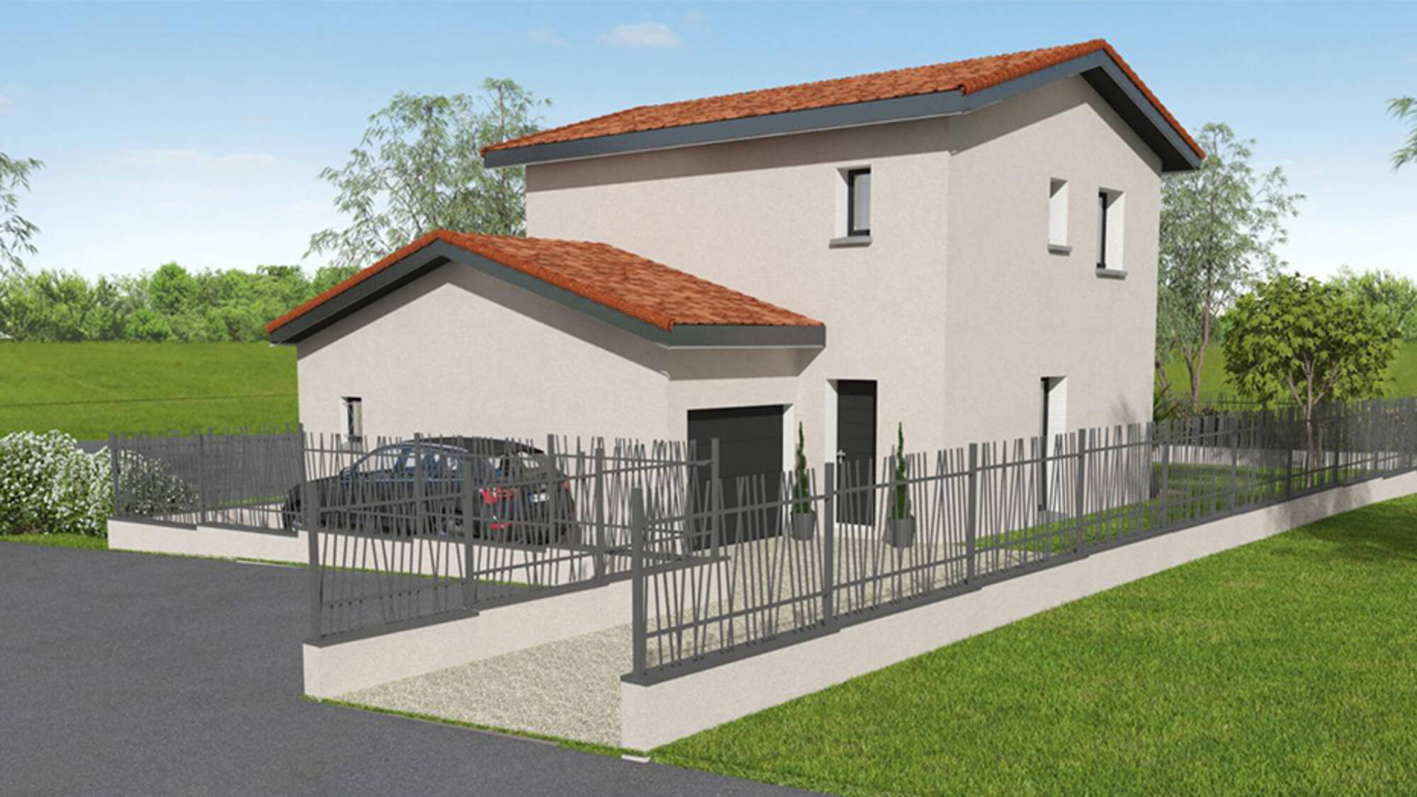 Maison neuve à Marlieux à Marlieux (01) | Maisons Alain Métral