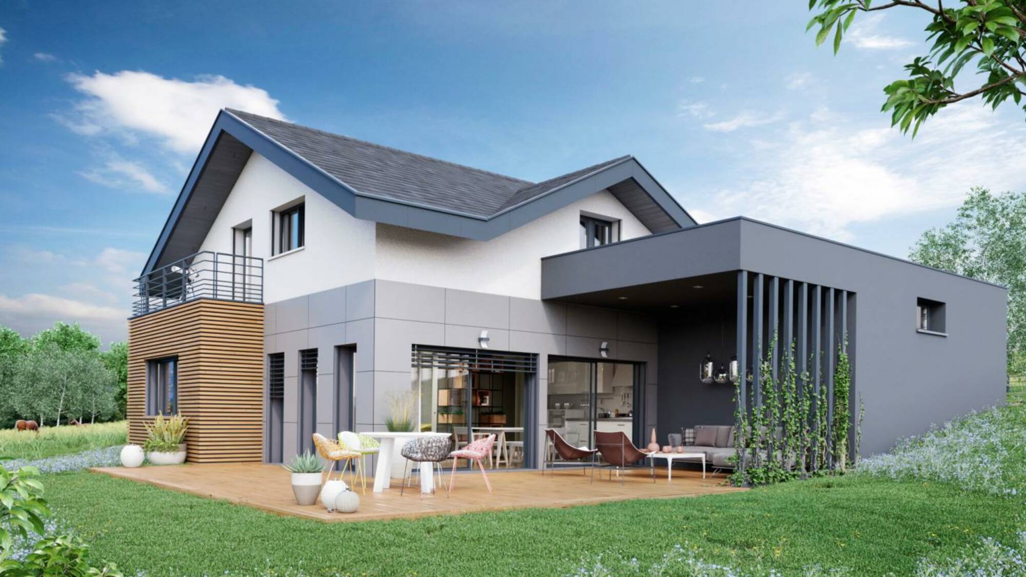 Maison neuve à Archamps à Archamps (74) | Maisons Alain Métral
