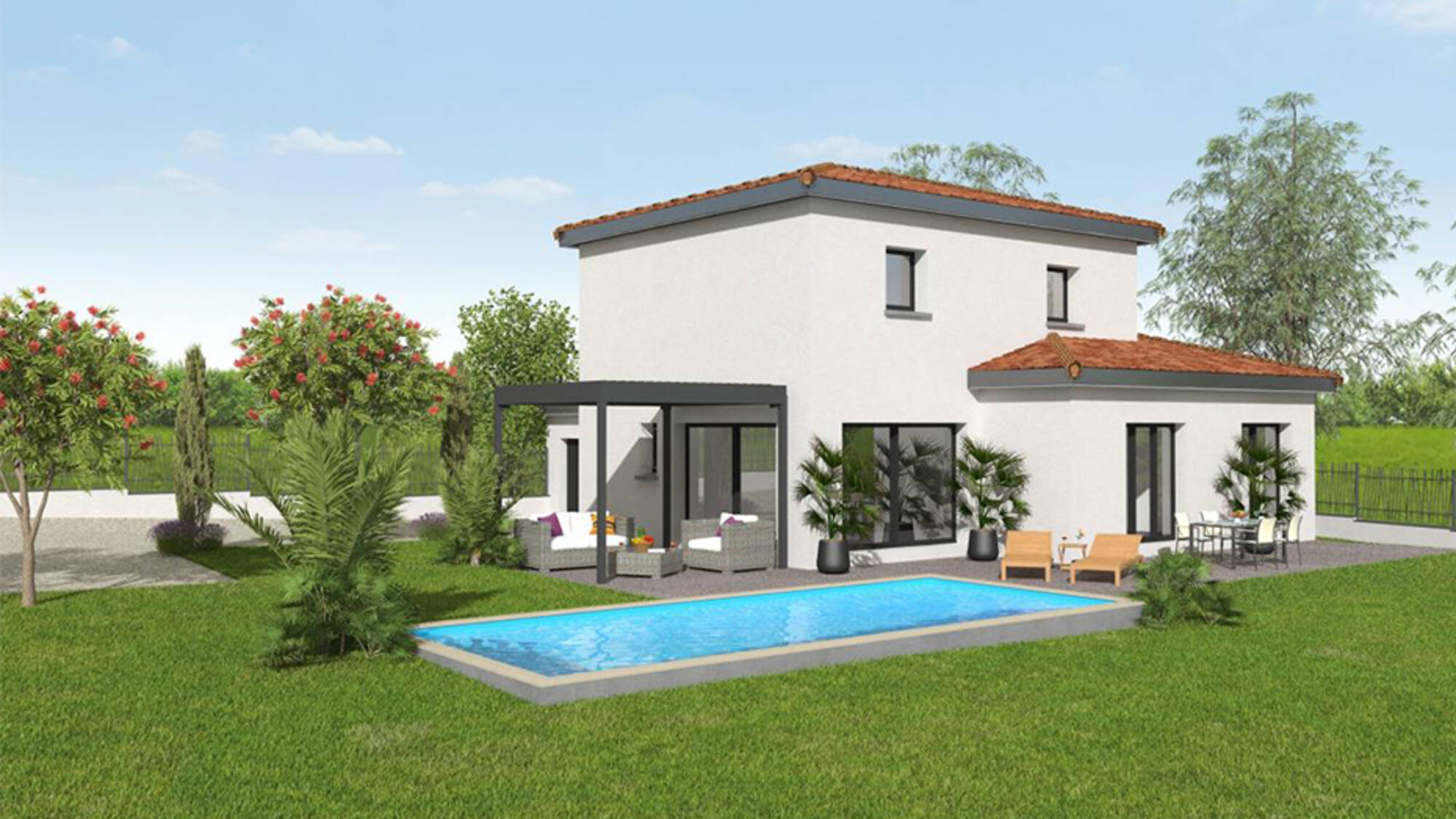 Maison neuve à Saint-Laurent-de-Mure à Saint-Laurent-de-Mure (69) | Maisons Alain Métral