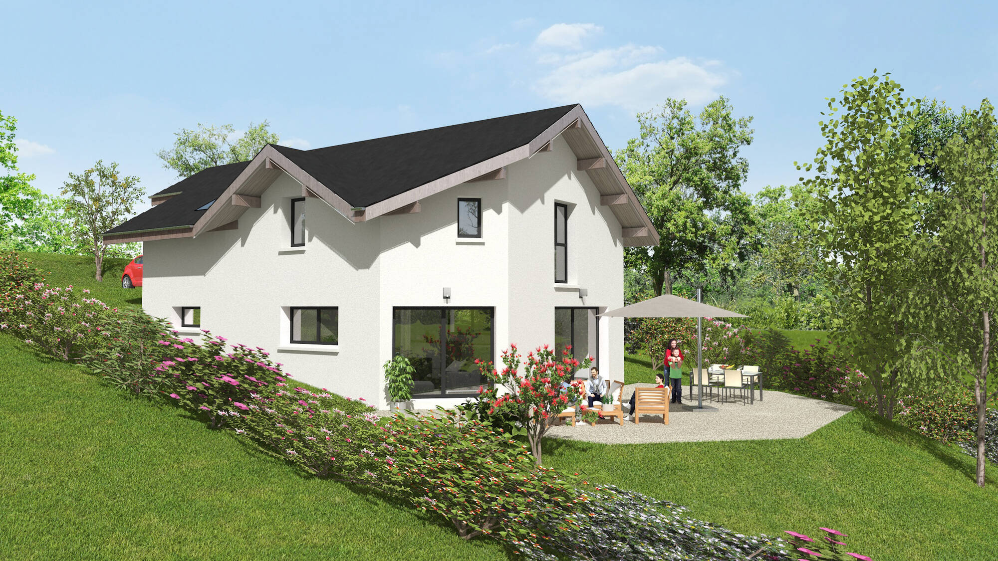 Maison neuve à Marlioz à Marlioz (74) | Maisons Alain Métral