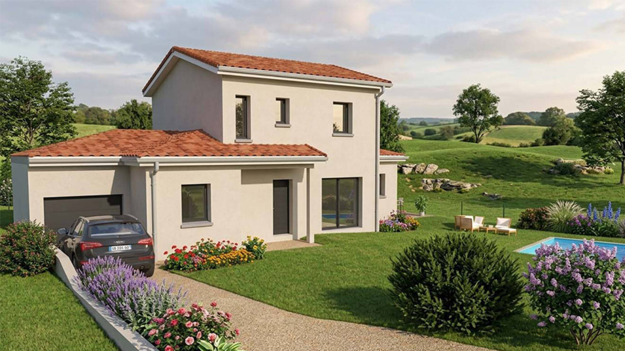 Maison neuve à Vaugneray à Vaugneray (69) | Maisons Alain Métral