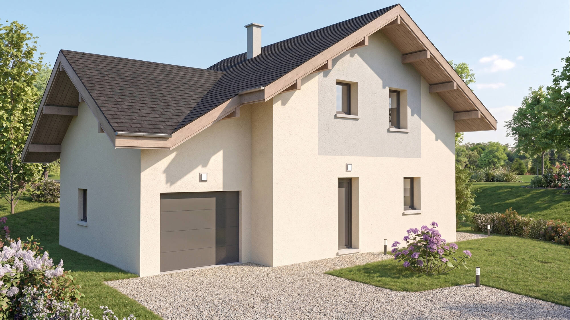 Maison neuve à Aiguebelette-le-Lac à Aiguebelette-le-Lac (73) | Maisons Alain Métral