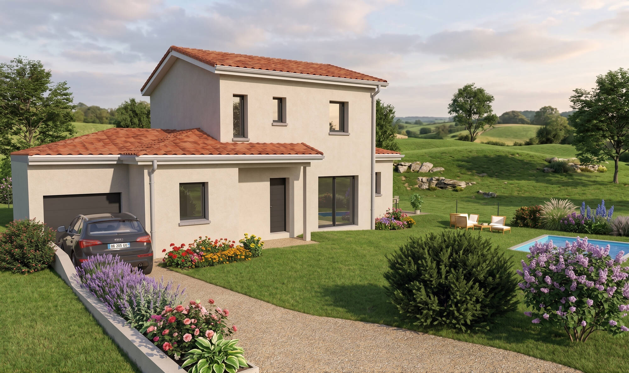 Maison neuve à Vaugneray à Vaugneray (69) | Maisons Alain Métral