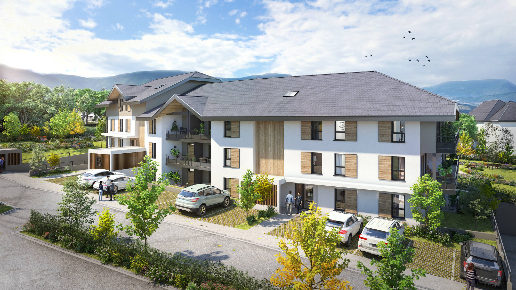 LE PRÉ GEORGES, PROGRAMME IMMOBILIER NEUF, APPARTEMENTS À CHAPEIRY à Chapeiry (74) | Maisons Alain Métral