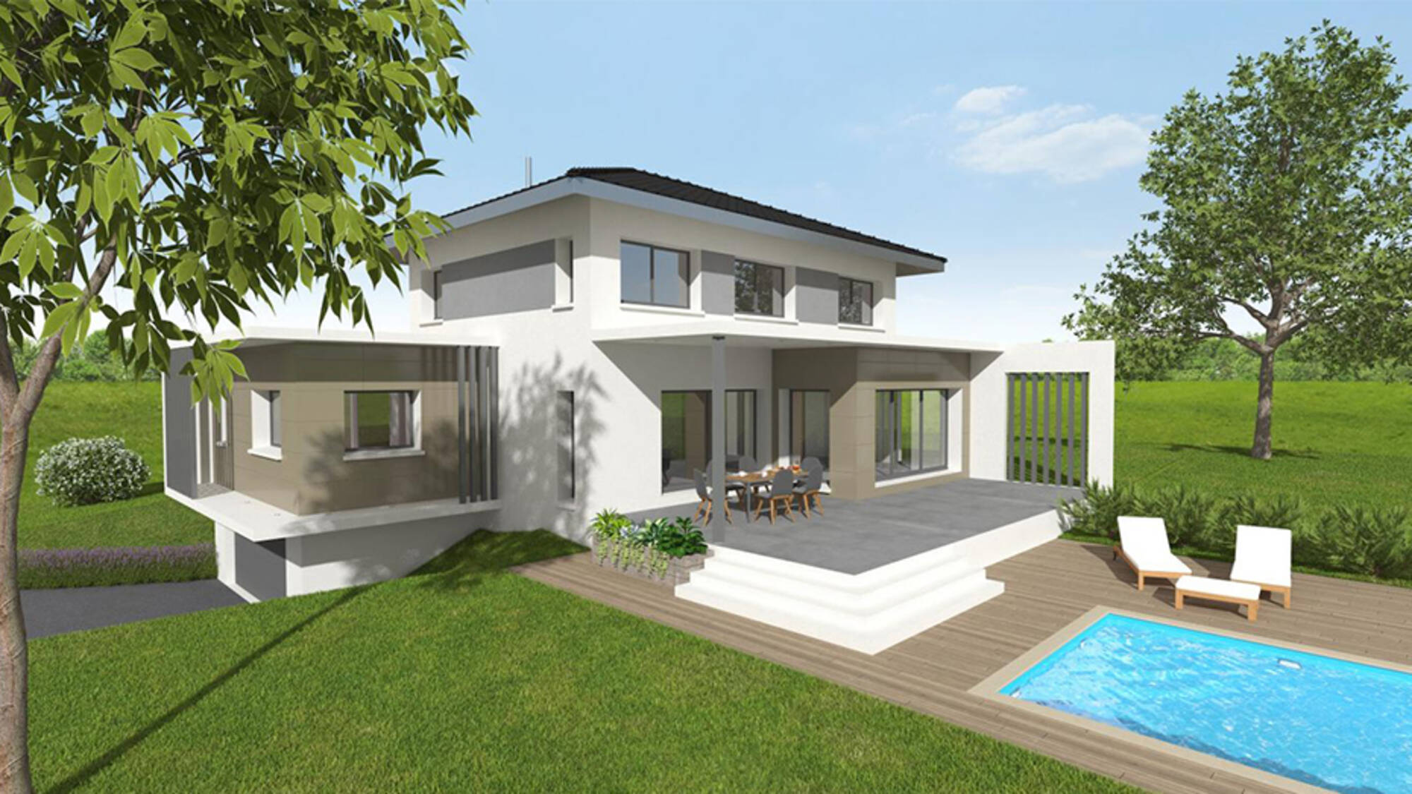 Maison neuve à Collonges-sous-Salève à Collonges-sous-Salève (74) | Maisons Alain Métral