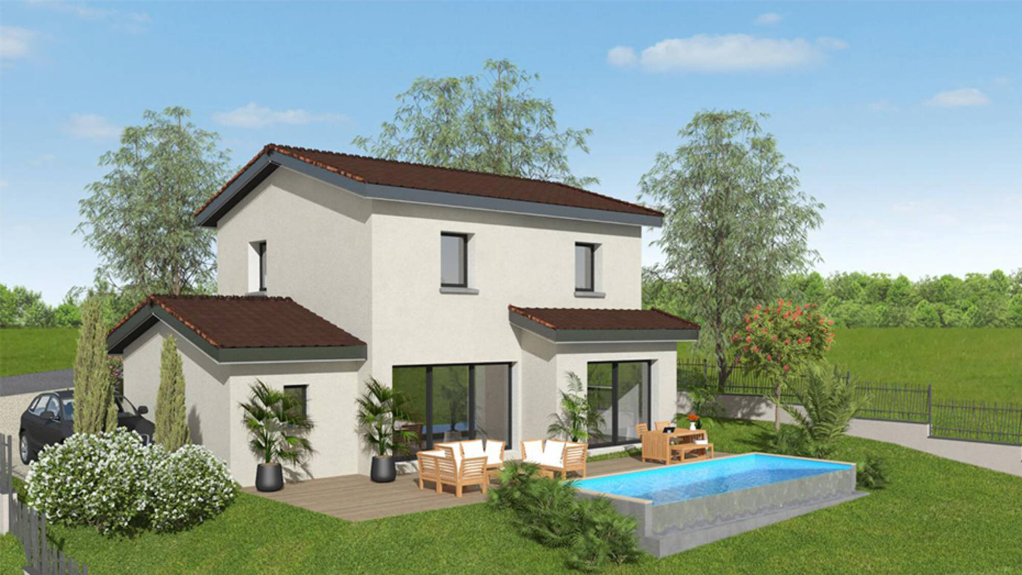 Maison neuve à Chuzelles à Chuzelles (38) | Maisons Alain Métral