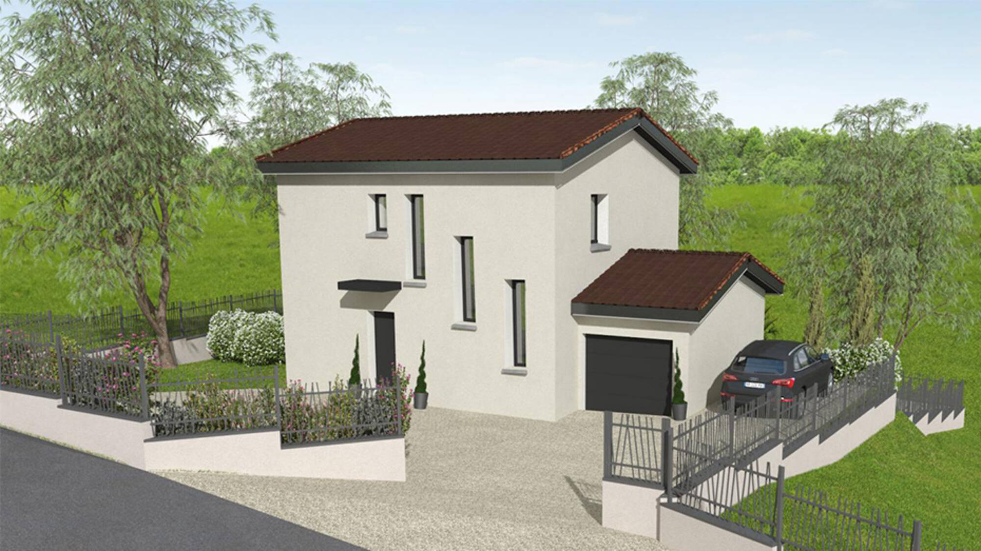 Maison neuve à Chuzelles à Chuzelles (38) | Maisons Alain Métral