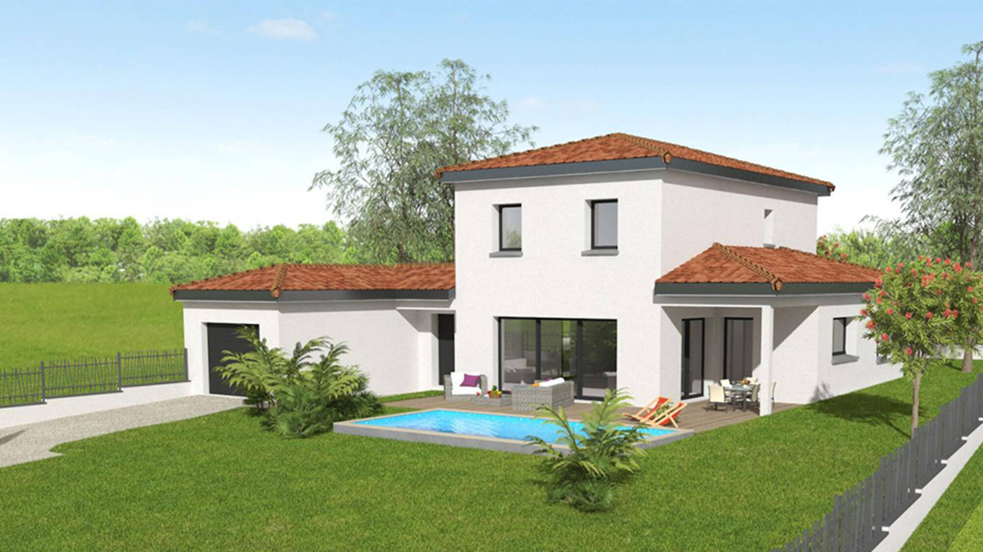 Maison neuve à Saint-Priest à Saint-Priest (69) | Maisons Alain Métral