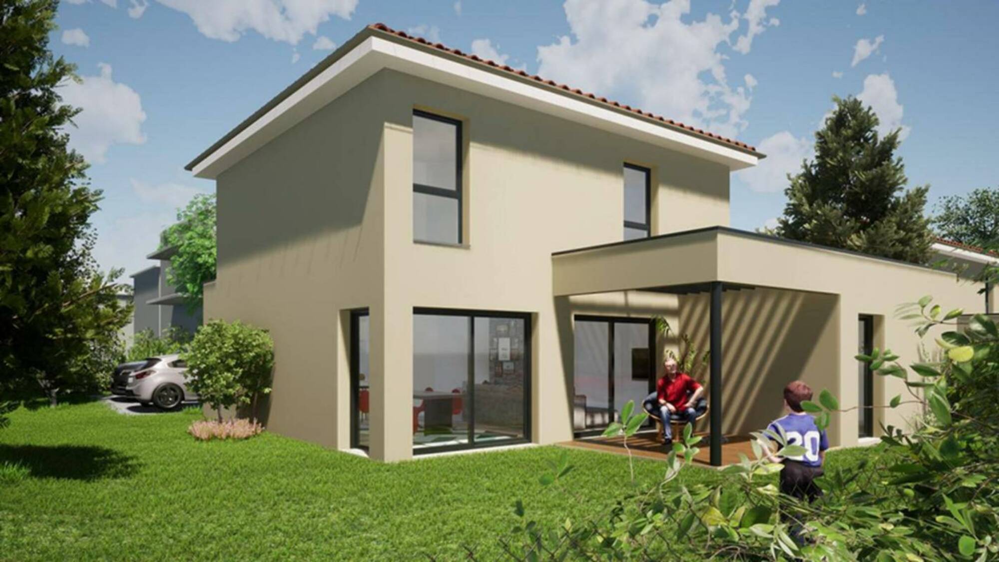 Maison neuve à Meyzieu à Meyzieu (69) | Maisons Alain Métral