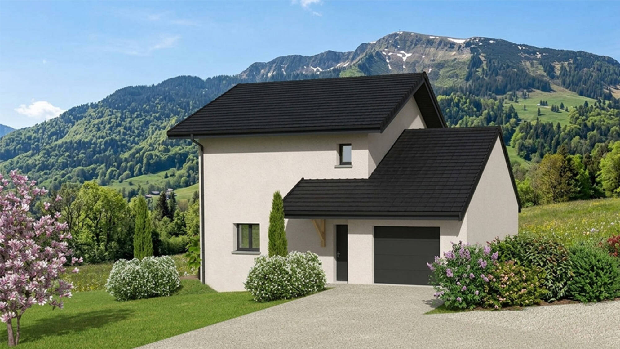 Maison neuve à Saint-Ours à Saint-Ours (73) | Maisons Alain Métral