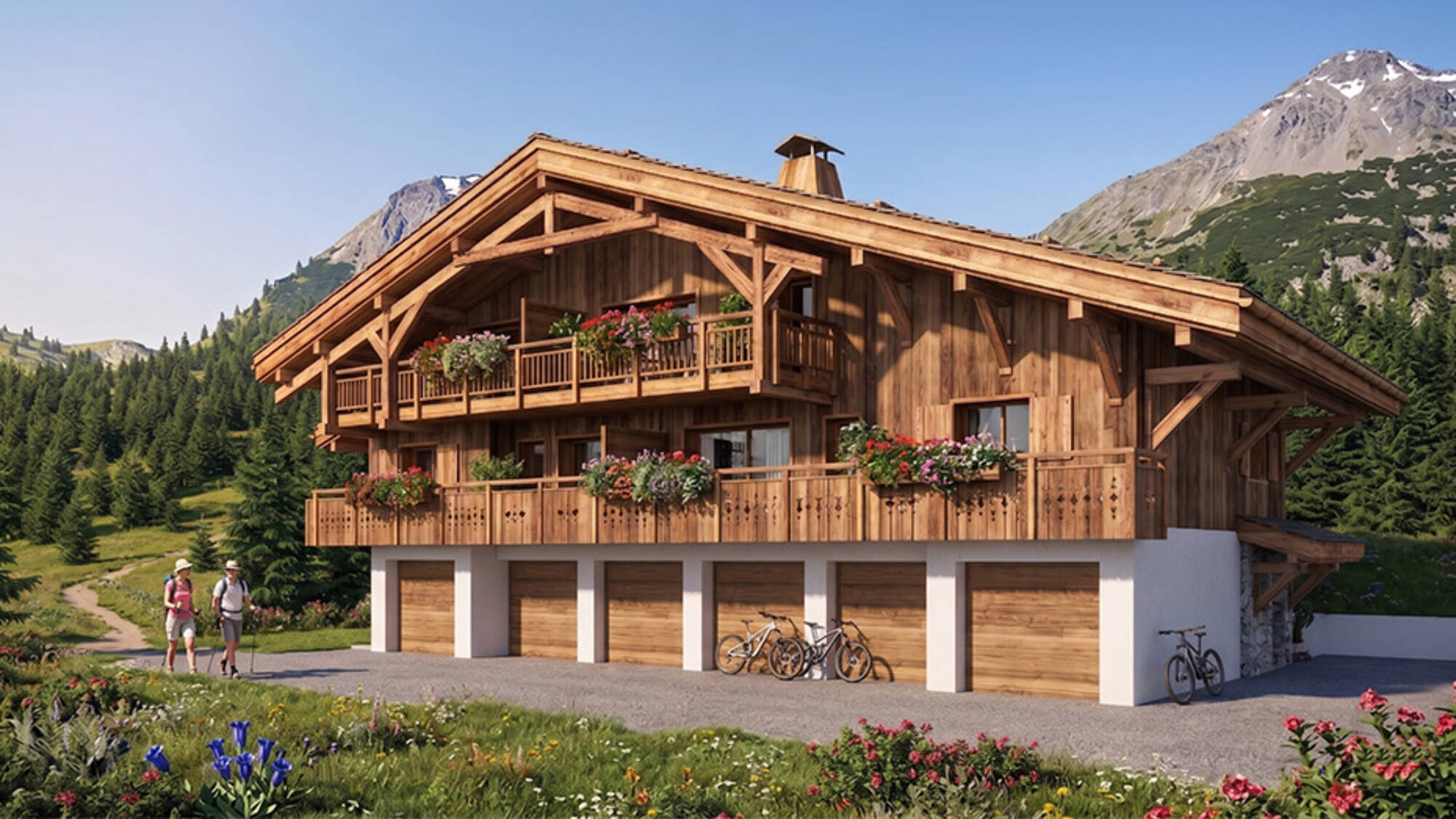 LE MÉLÈZIUM, PROGRAMME IMMOBILIER NEUF, APPARTEMENTS À ABONDANCE à Abondance (74) | Maisons Alain Métral