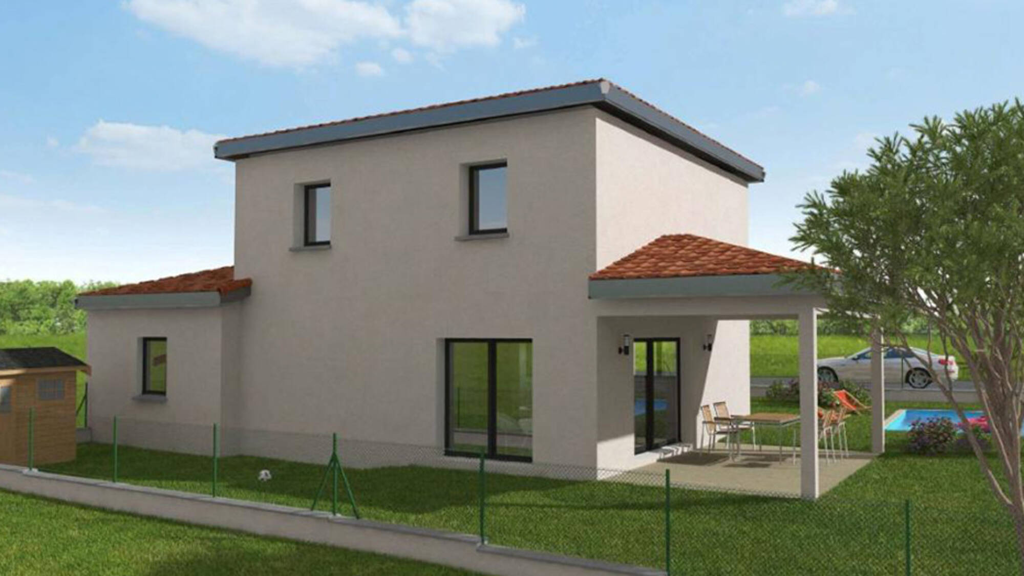 Maison neuve à Saint-Priest à Saint-Priest (69) | Maisons Alain Métral